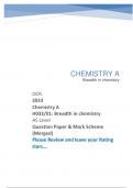 OCR 2023 ChemistryA H032/01:Breadthinchemistry AS Level QuestionPaper&MarkScheme (Merged)