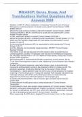 MB(ASCP) Genes, Drugs, And Translocations Verified Questions And Answers 2024