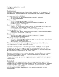 Werkgroepopdrachten privaatrecht I week 1 tm 9