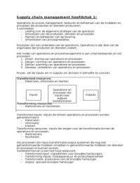 Operations and Process Management / SCM2