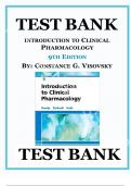Test Banks Package deal For Pharmacology,...the real deal 2024/2025!!!