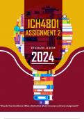 ICH4801 ASSIGNMENT 2 - 2024 (322543)