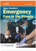 TEST BANK -- NANCY CAROLINE'S EMERGENCY CARE IN THE STREETS ESSENTIALS PACKAGE 9TH EDITION BY AMERICAN ACADEMY OF ORTHOPAEDIC SURGEONS CHAPTER 1-42. ALL CHPATERS INCLUDED