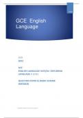 OCR 2023  GCE ENGLISHLANGUAGEH470/01:EXPLORING LANGUAGE A LEVEL  QUESTIONPAPER&MARKSCHEME (MERGED)