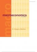 Test Bank for Macroeconomics, 5th Edition by N. Gregory Mankiw