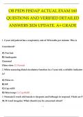 OB PEDS FISDAP ACTUAL EXAM 160 QUESTIONS AND VERIFIED DETAILED ANSWERS 2024 UPDATE.