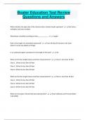 Boater Education Test Review Questions and Answers 