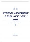 RFP2601 Assignment 2 2024 - DUE 1 July 2024