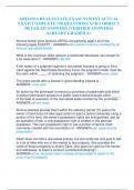 ARIZONA REAL ESTATE EXAM NEWEST ACTUAL  EXAM COMPLETE 150 QUESTIONS AND CORRECT  DETAILED ANSWERS (VERIFIED ANSWERS)  ALREADY GRADED A+