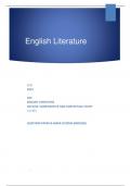 OCR 2023  GCE ENGLISH LITERATURE H472/02: COMPARATIVE AND CONTEXTUAL STUDY A LEVEL   QUESTION PAPER & MARK SCHEME (MERGED