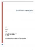 OCR 2023 FURTHERMATHEMATICSA Y532/01: STATISTICS AS LEVEL QUESTIONPAPER &MARKSCHEME (MERGED)