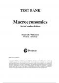 Testbank&Solution Manual for Macroeconomics, Sixth Canadian Edition, 6E Stephen D. Williamson