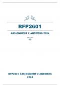 RFP2601 ASSIGNMENT 2 ANSWERS 2024