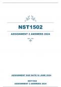 NST1502 ASSIGNMENT 2 ANSWERS 2024