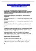 HESI REVIEW #1 BSN 266 EXAM WITH ALL QUESTIONS AND ANSWERS 