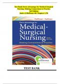 Test bank for Davis Advantage for Medical-Surgical Nursing: Making Connections to Practice 3rd Edition by Hoffman PDF