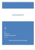 OCR 2023  GCE Geography H081/02:Geographical debates AS Level  Question Paper&Mark Scheme (Merged)