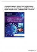 Test Bank for Huether and McCance's Understanding Pathophysiology, Canadian Edition, 2nd Edition by Kelly Power, Stephanie Zettel, , Mohamed Toufic El-Hussein-stamped