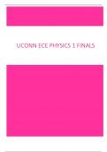 UConn ECE physics 1 Final Examination 2024 with Answers