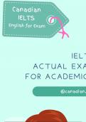 Canadian IELTS English for Exam / IELTS ACTUAL EXAM READING FOR ACADEMIC STUDENTS