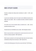 IBEC STUDY GUIDE QUESTIONS & ANSWERS 2024 ( A+ GRADED 100% VERIFIED)