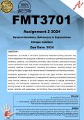 FMT3701 Assignment 2 (COMPLETE ANSWERS) 2024 - DUE  June 2024