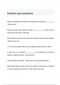 Echelon quiz questions & Answers 2024 ( A+ GRADED 100% VERIFIED)