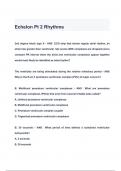 Echelon Pt 2 Rhythms QUESTIIONS & ANSWERS 2024 ( A+ GRADED 100% VERIFIED)