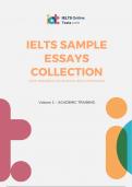 IELTS sample essays collection