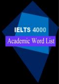 IELTS 4000 Academic Word List