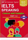 IELTS Speaking Course and Samples