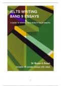 IELTS Writing - Band 9 Essays A guide to writing high quality IELTS essays Includes 40 sample essays with notes Dr Bruce A Smart