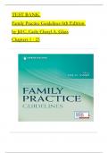 TEST BANKS For Family Practice Guidelines, 6th Edition by Jill C. Cash; Cheryl A. Glass, Verified Chapters 1 - 23, Complete Newest Version