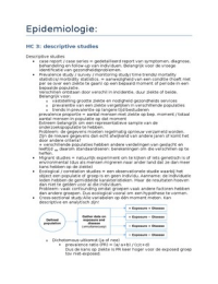 Samenvatting Epidemiologie