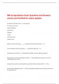 MN Jurisprudence Exam Questions and Answers  correct and Verified for Latest updates