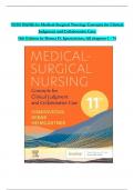 Test Bank -Medical-Surgical Nursing: Concepts for Interprofessional Collaborative Care 11th edition (All chapters complete 1 - 74, Question and Answers with Rationales)