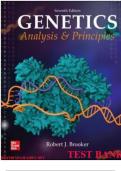TEST BANK FOR GENETICS ANALYSIS AND PRINCIPLES 7TH EDITION BY ROBERT J. BROOKER