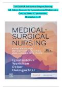 TEST BANK For Medical Surgical Nursing 10th Edition Ignatavicius Workman, Verified Chapters 1 - 69, Complete Newest Version