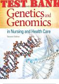 TEST BANK FOR GENETICS AND GENOMICS IN NURSING AND HEALTH CARE 2ND EDITION BY THERESA BEERY, LINDA