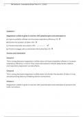 OB Pediatric Cumulative Exam Test 4 V 1 2023 Questions and Verified Answers with Rationales