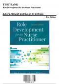 Test Bank for Role Development for the Nurse Practitioner, 2nd Edition by Stewart, 9781284130133, Covering Chapters 1-16 | Includes Rationales