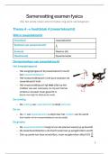 Samenvatting examen fysica (3de jaar)