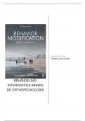 Behandeling: interventies binnen de orthopedagogiek (6472BEHA) samenvatting met het boek Behavior Modification 11 ed - Gerry Martin