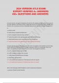 2024 VERSION ATLS EXAM 450 QUESTIONS AND ANSWERS VERIFIED