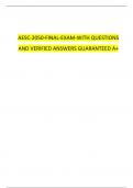 AESC-2050-FINAL-EXAM-WITH QUESTIONS AND VERIFIED ANSWERS GUARANTEED A+