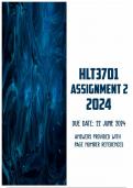 HLT3701 Assignment 2 2024 | Due 20 June 2024