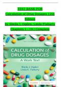 Test Bank For Calculation of Drug Dosages 12th Edition by Sheila J. Ogden, Linda Fluharty, All Chapters 1 - 19, Newest Version