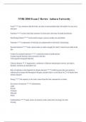 NTRI 2000 Exam 1 Review  Auburn University