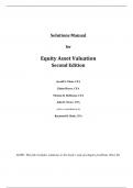 Official© Solutions Manual to Accompany Equity Asset Valuation,Pinto,2e