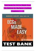 TEST BANK For ECGs Made Easy, 7th Edition by Barbara J Aehlert, All Chapters 1 - 10, Complete Newest Version